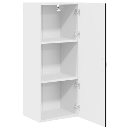 Armadietto a muro PORTO Nero 40 x 31 x 100 cm Legno multistrato | homemem39