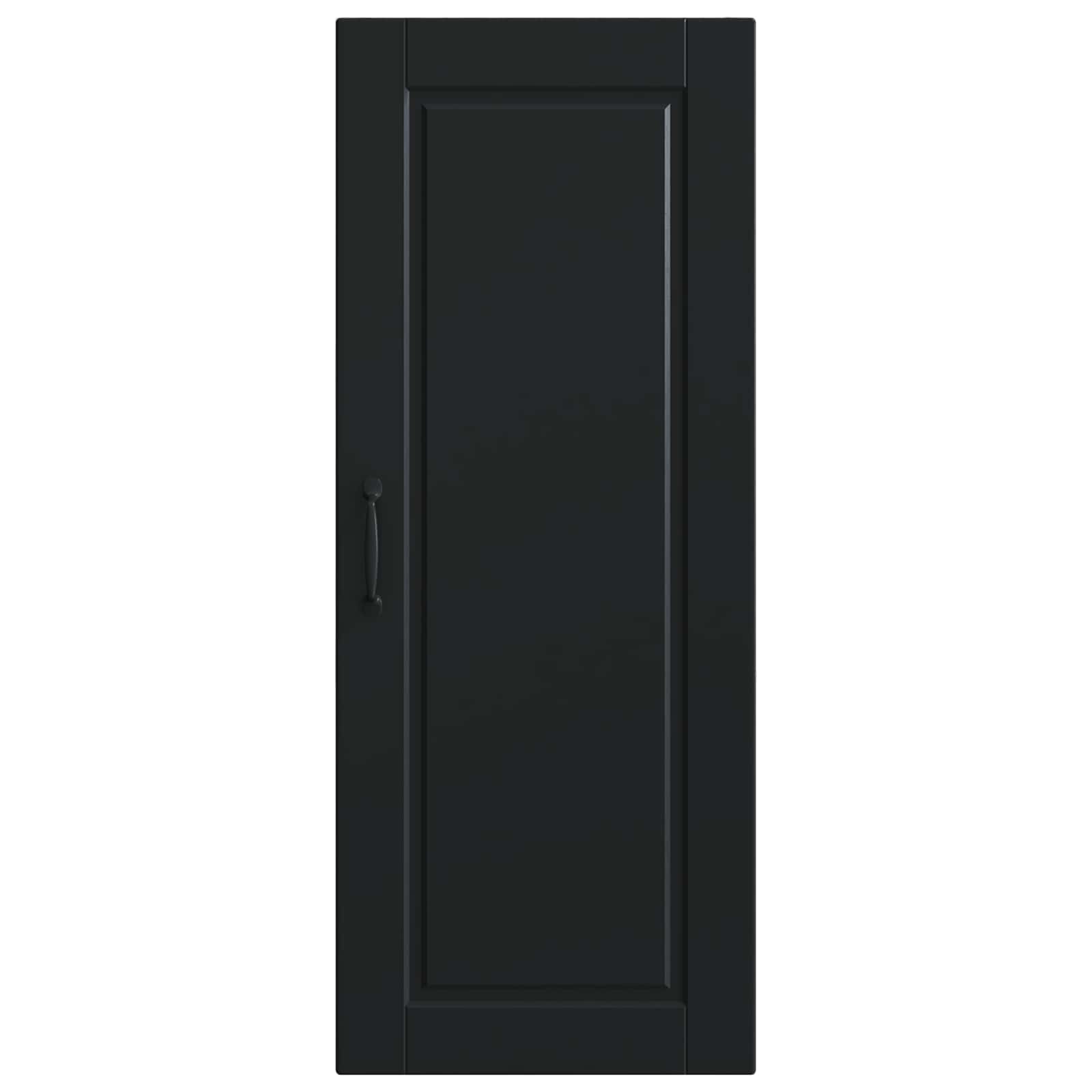 Armadietto a muro PORTO Nero 40 x 31 x 100 cm Legno multistrato | homemem39