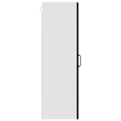 Armadietto a muro PORTO Nero 40 x 31 x 100 cm Legno multistrato | homemem39