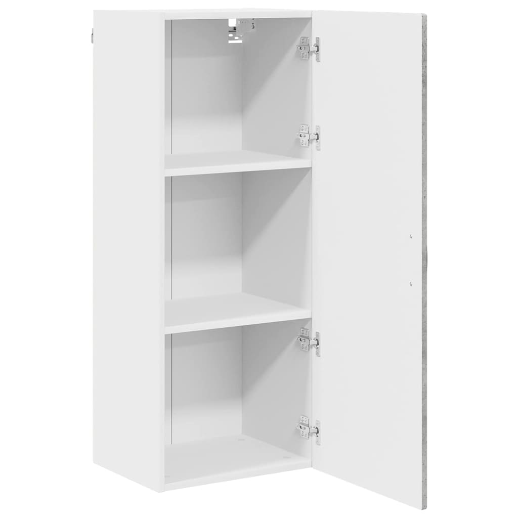 Armadietto a muro PORTO Grigio cemento 40 x 31 x 100 cm | homemem39