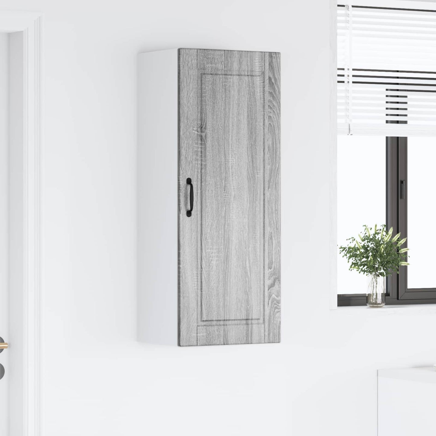 Armadietto a muro PORTO Grigio Sonoma 40 x 31 x 100 cm | homemem39