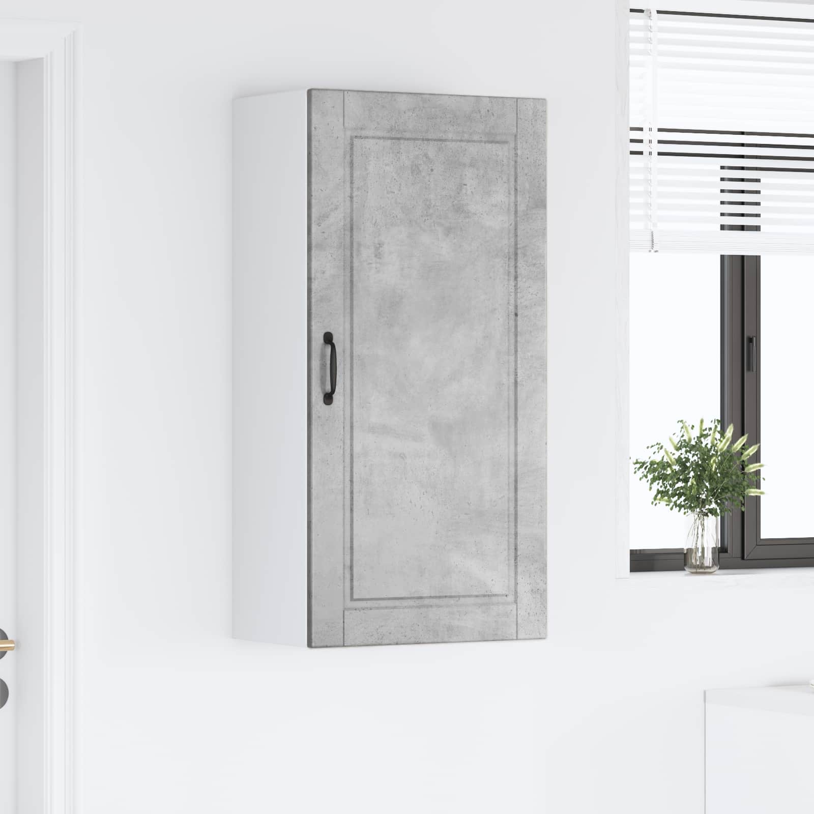 Pannello lavastoviglie Grigio cemento 50 x 31 x 100 cm | homemem39