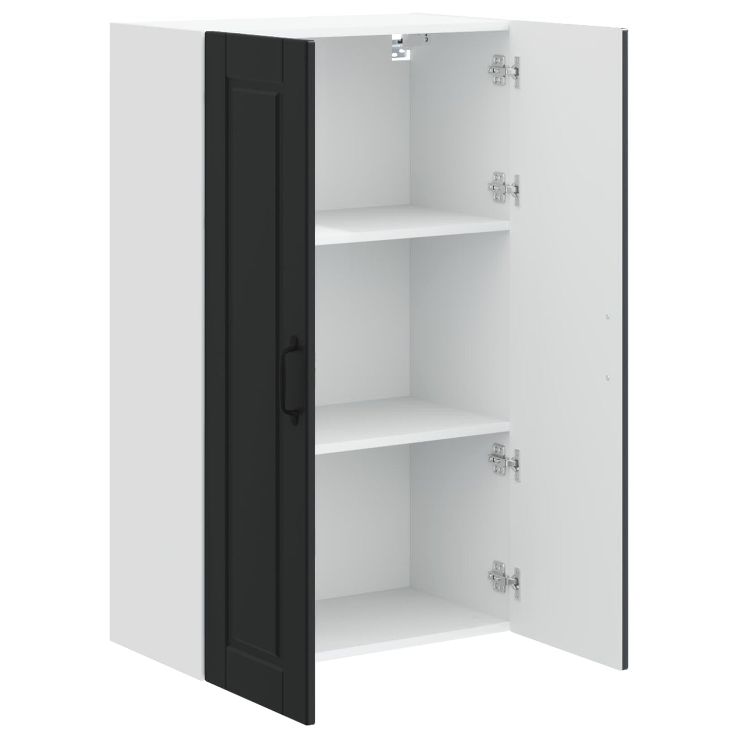 Armadietto a muro PORTO Nero 60 x 31 x 100 cm Legno multistrato