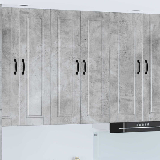 Armadietto a muro PORTO Grigio cemento 60 x 31 x 100 cm