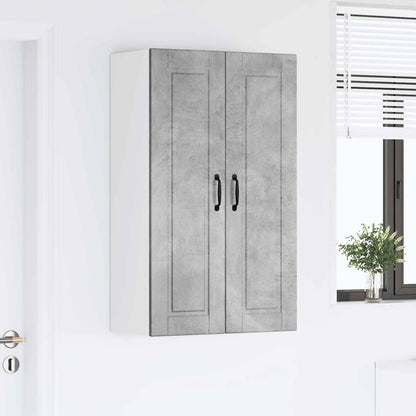 Armadietto a muro PORTO Grigio cemento 60 x 31 x 100 cm