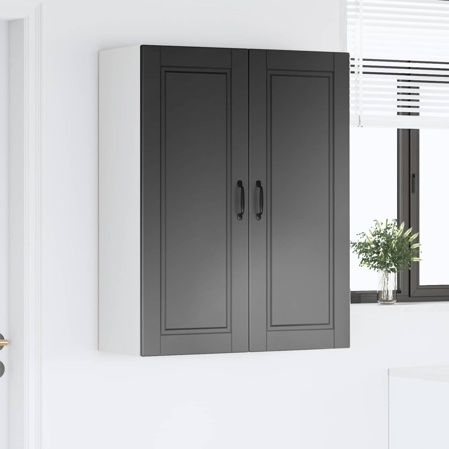 Pannello lavastoviglie Nero 80 x 31 x 100 cm Legno multistrato | homemem39