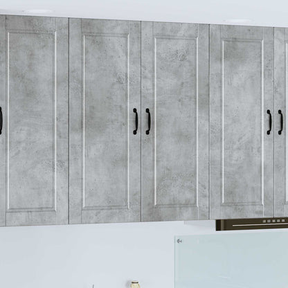 Armadietto a muro PORTO Grigio cemento 80 x 31 x 100 cm