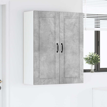 Armadietto a muro PORTO Grigio cemento 80 x 31 x 100 cm