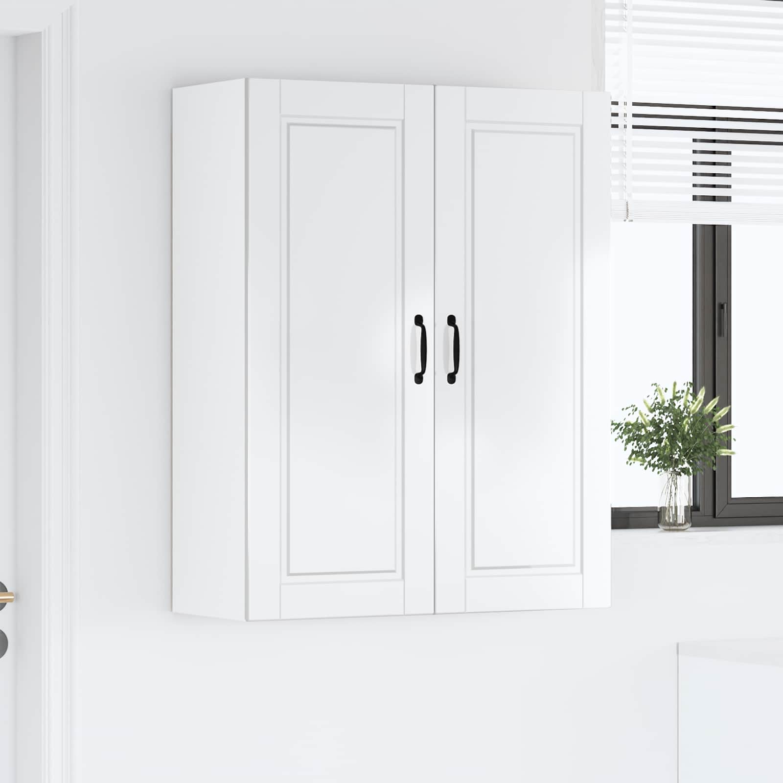 Pannello lavastoviglie con porta Bianco Lucido 80 x 31 x 100 cm | homemem39