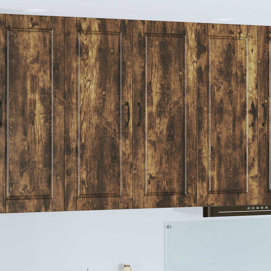 Armadietto a muro PORTO Rovere fumé 80 x 31 x 100 cm