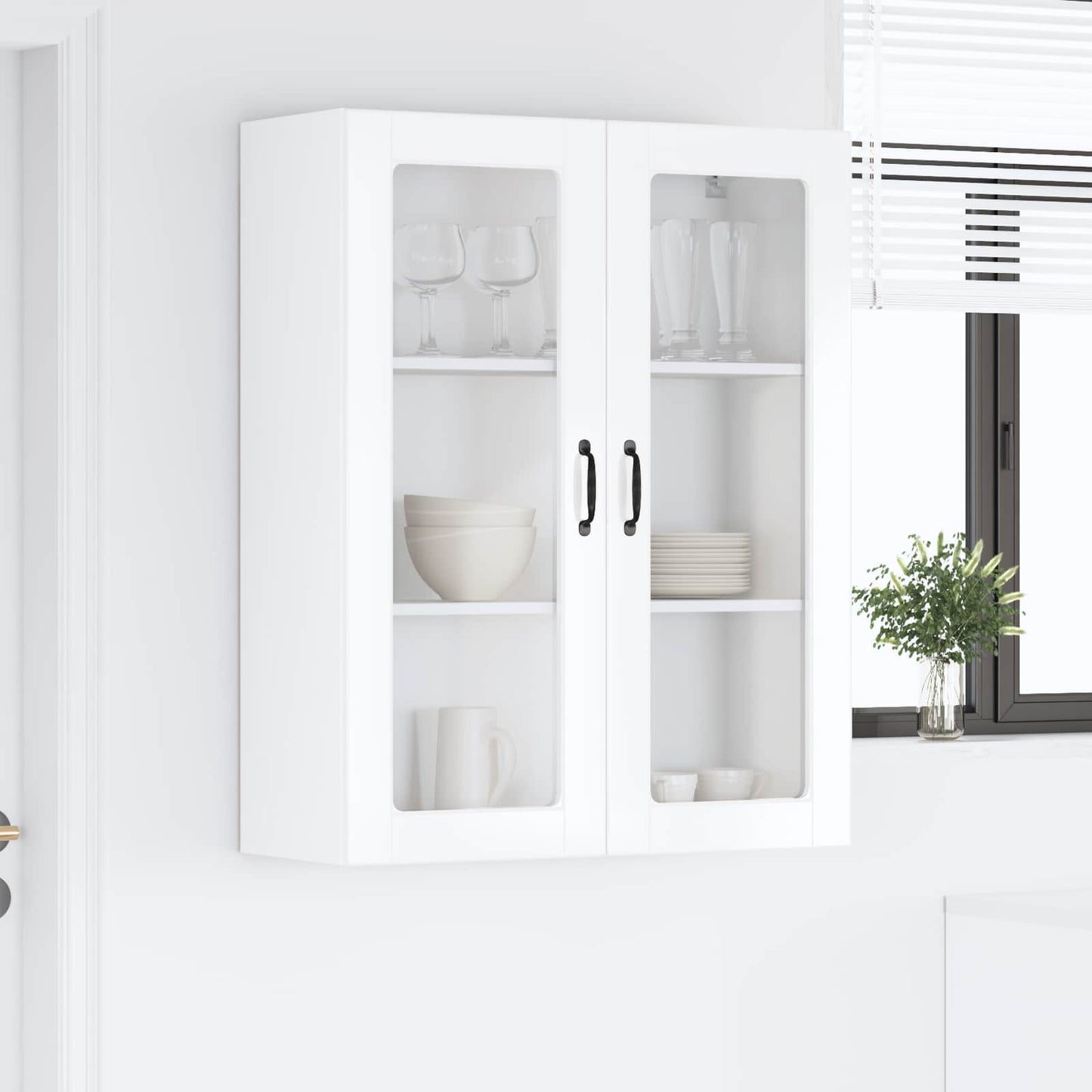 Pannello lavastoviglie con porta Bianco Lucido 80 x 31 x 100 cm | homemem39