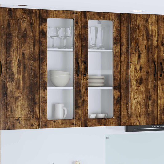 Pannello lavastoviglie con porta Rovere fumé 80 x 31 x 100 cm | homemem39