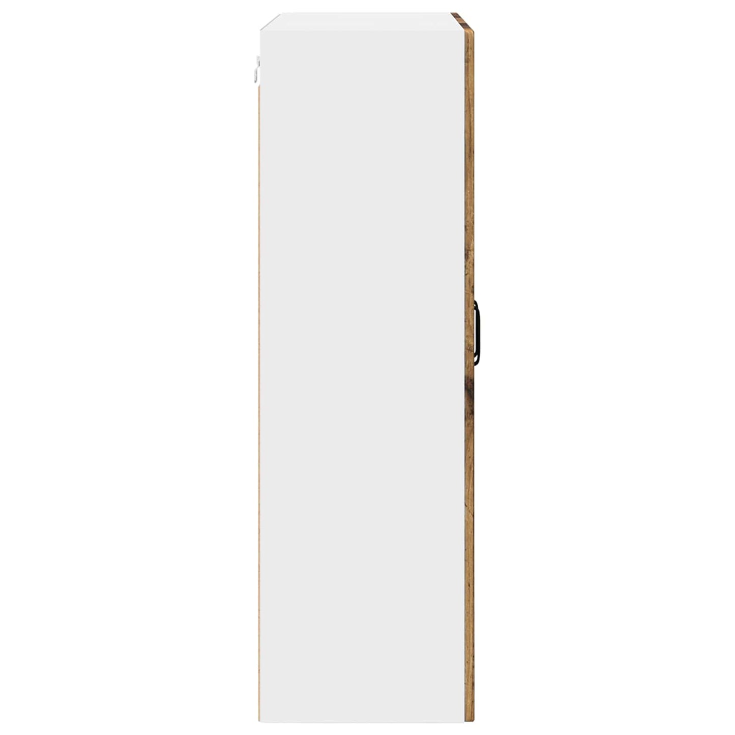 Mobile in vetro da parete PORTO Legno vecchio 80 x 31 x 100 cm