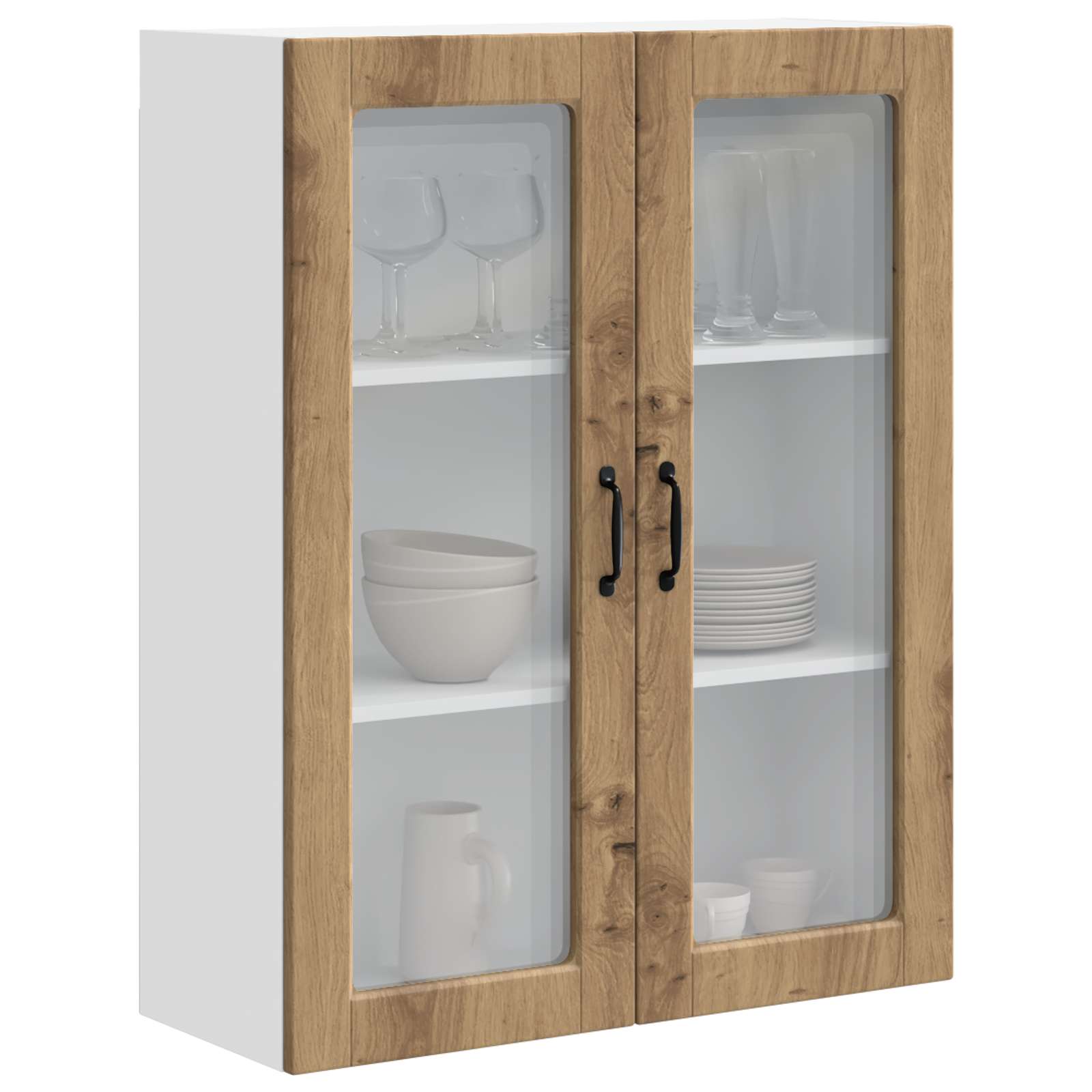 Pannello lavastoviglie Rovere artigianale 80 x 31 x 100 cm | homemem39
