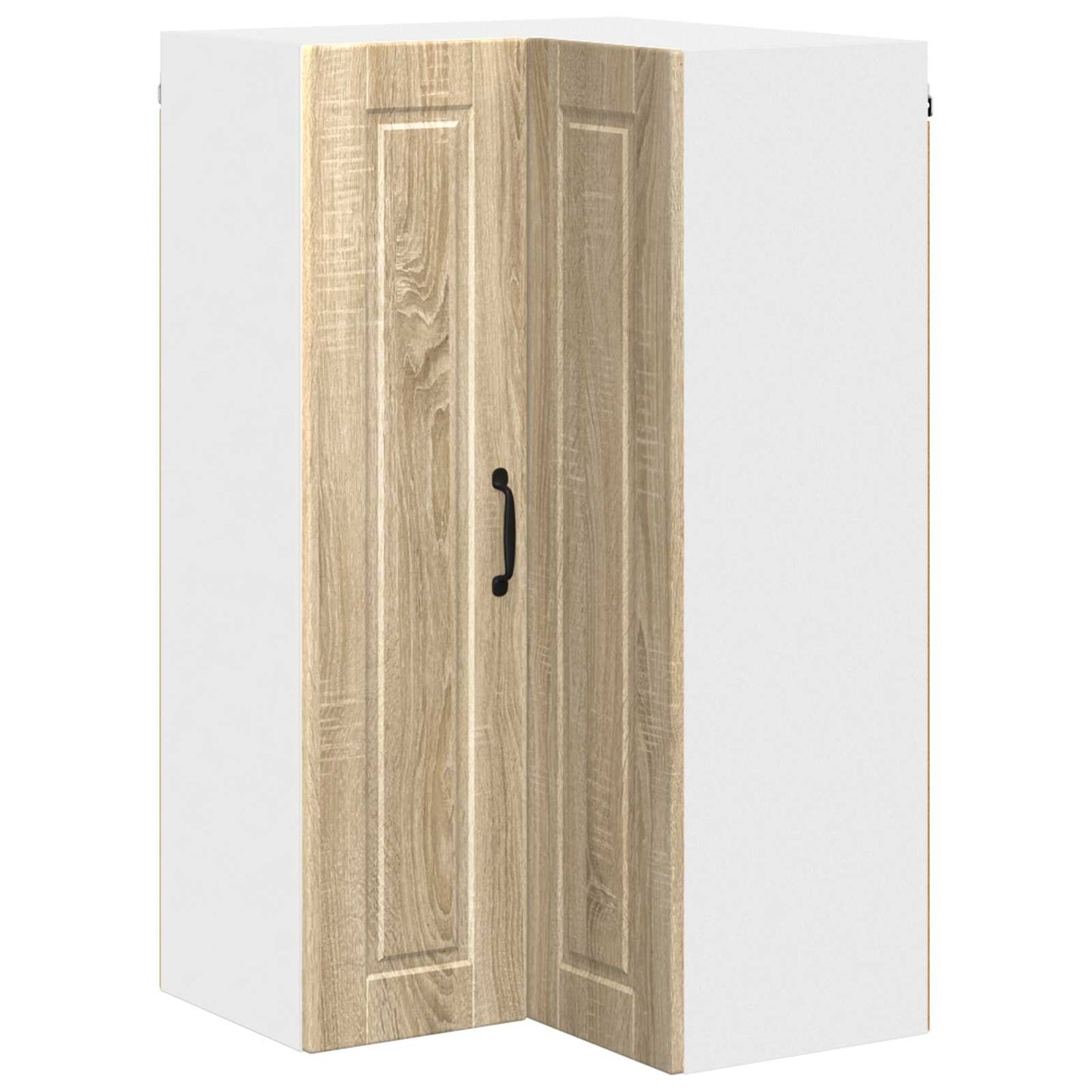 Mobile angolare per parete PORTO Rovere Sonoma 57 x 57 x 100 cm