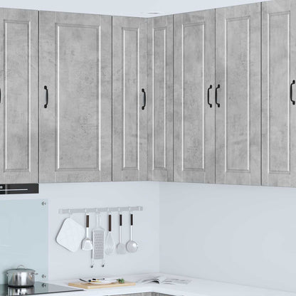 Mobile angolare per parete PORTO Grigio cemento