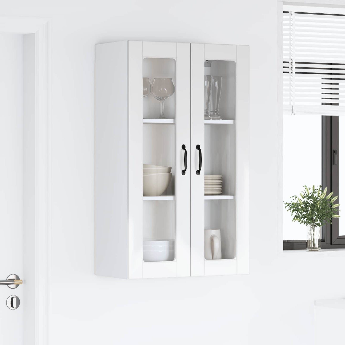Pannello lavastoviglie con porta Bianco Lucido 60 x 31 x 100 cm | homemem39