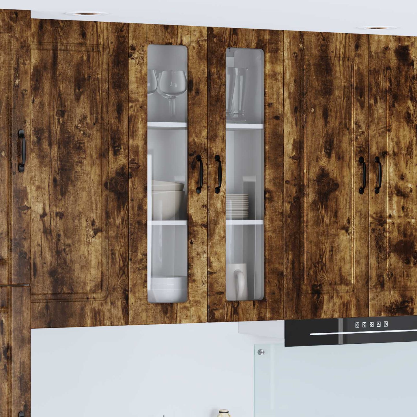 Pannello lavastoviglie con porta Rovere fumé 60 x 31 x 100 cm | homemem39