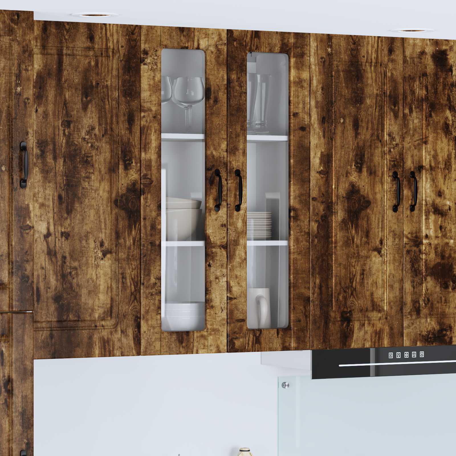 Pannello lavastoviglie con porta Rovere fumé 60 x 31 x 100 cm | homemem39
