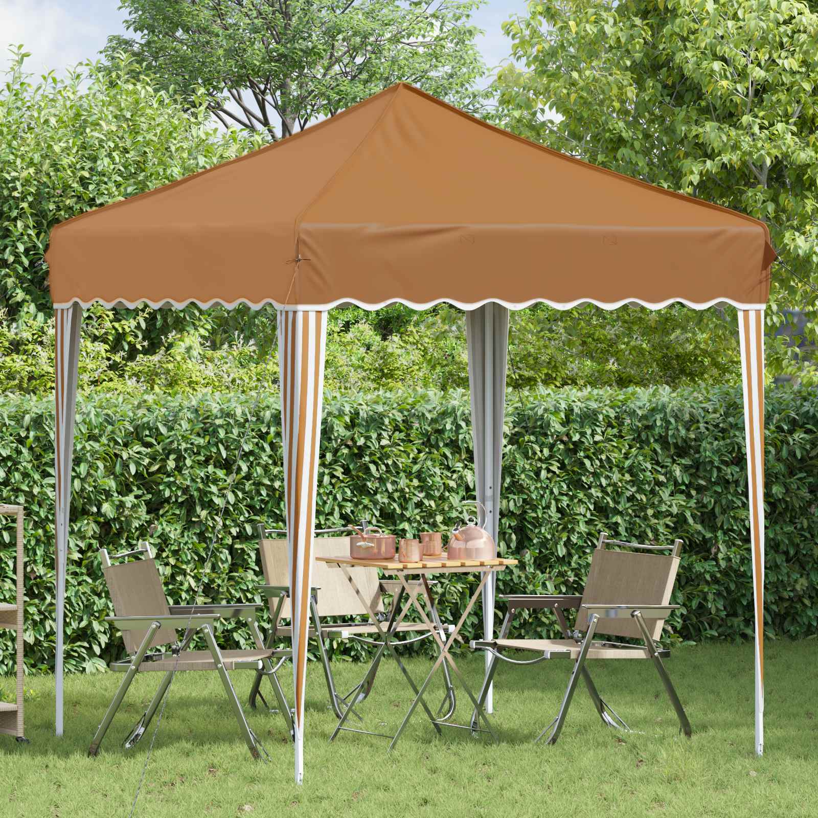 Tenda per feste a pop-up Beige 195 x 195 x 245 cm | homemem39