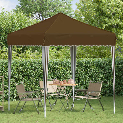 Tenda per feste a pop-up 195 x 195 x 245 cm Tortora