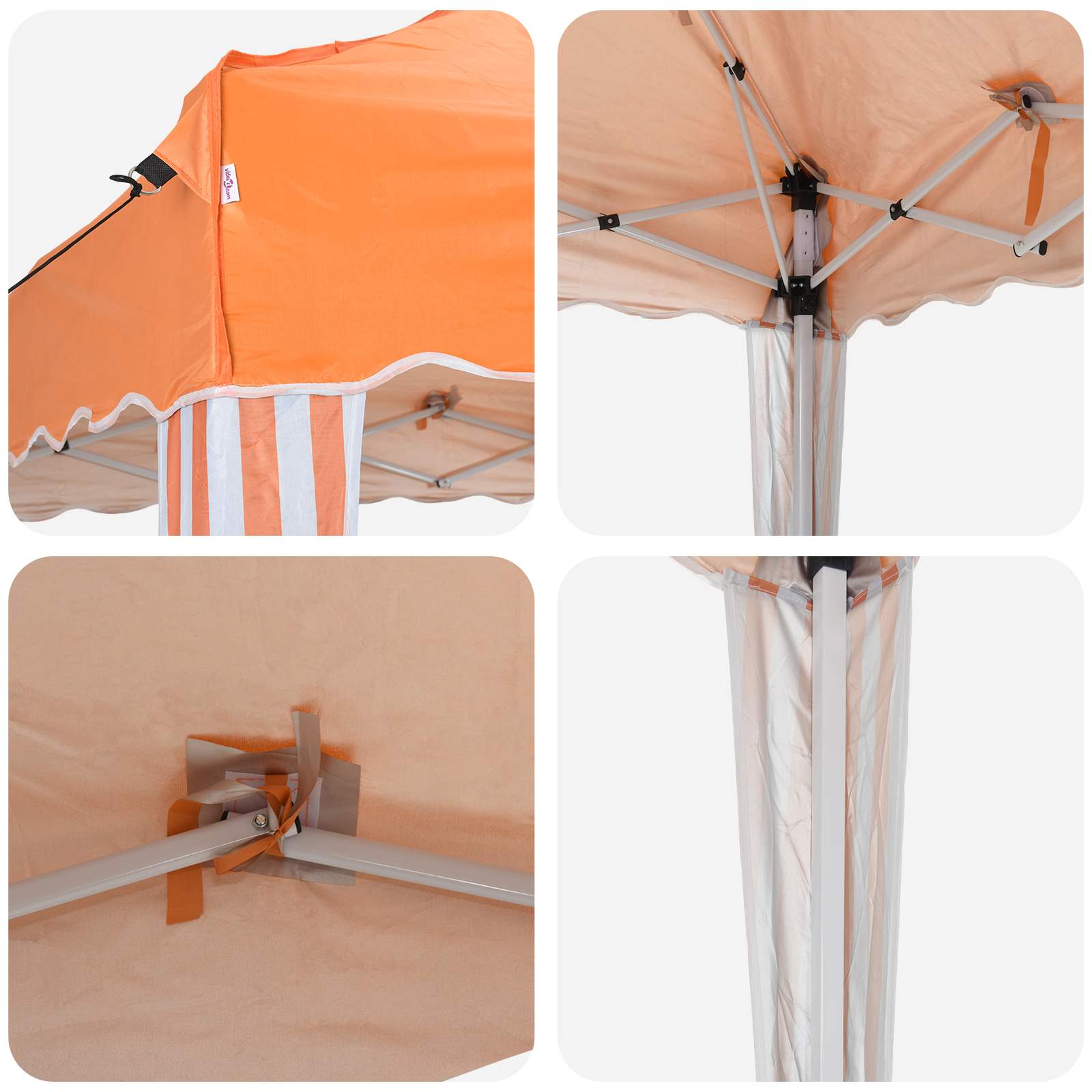 Tenda per feste a pop-up 195 x 195 x 245 cm Arancione | homemem39