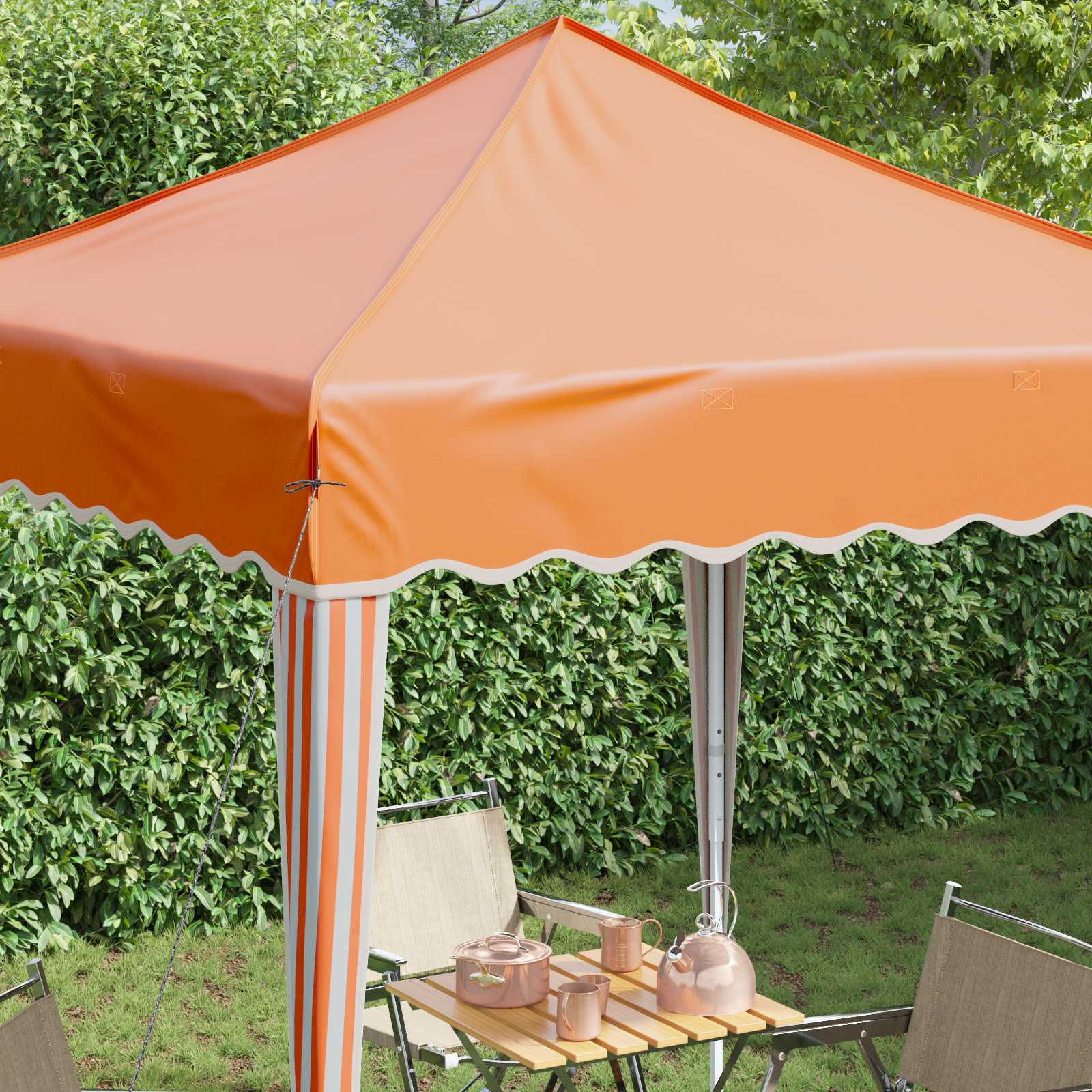 Tenda per feste a pop-up 195 x 195 x 245 cm Arancione | homemem39