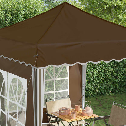 Tenda per feste a pop-up 195 x 195 x 245 cm Tortora | homemem39