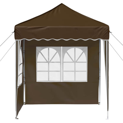 Tenda per feste a pop-up 195 x 195 x 245 cm Tortora | homemem39