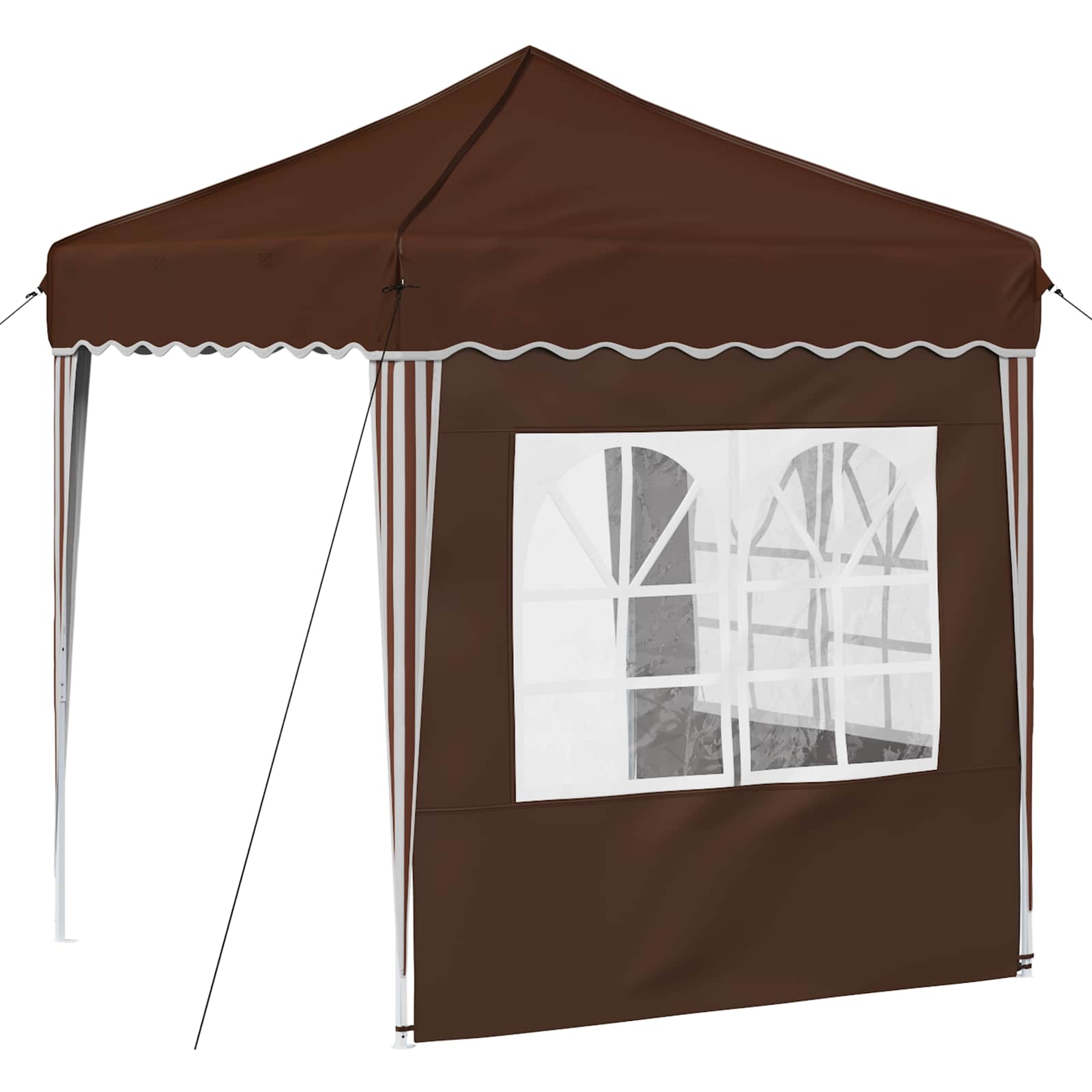 Tenda per feste a pop-up 195 x 195 x 245 cm Marrone | homemem39