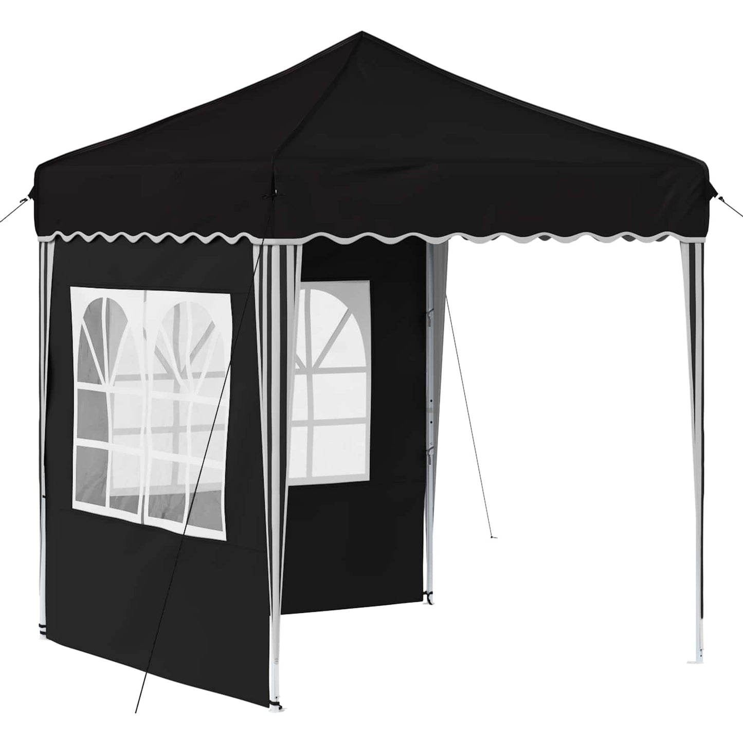 Tenda per feste a pop-up 195 x 195 x 245 cm Nero Tessuto Oxford | homemem39