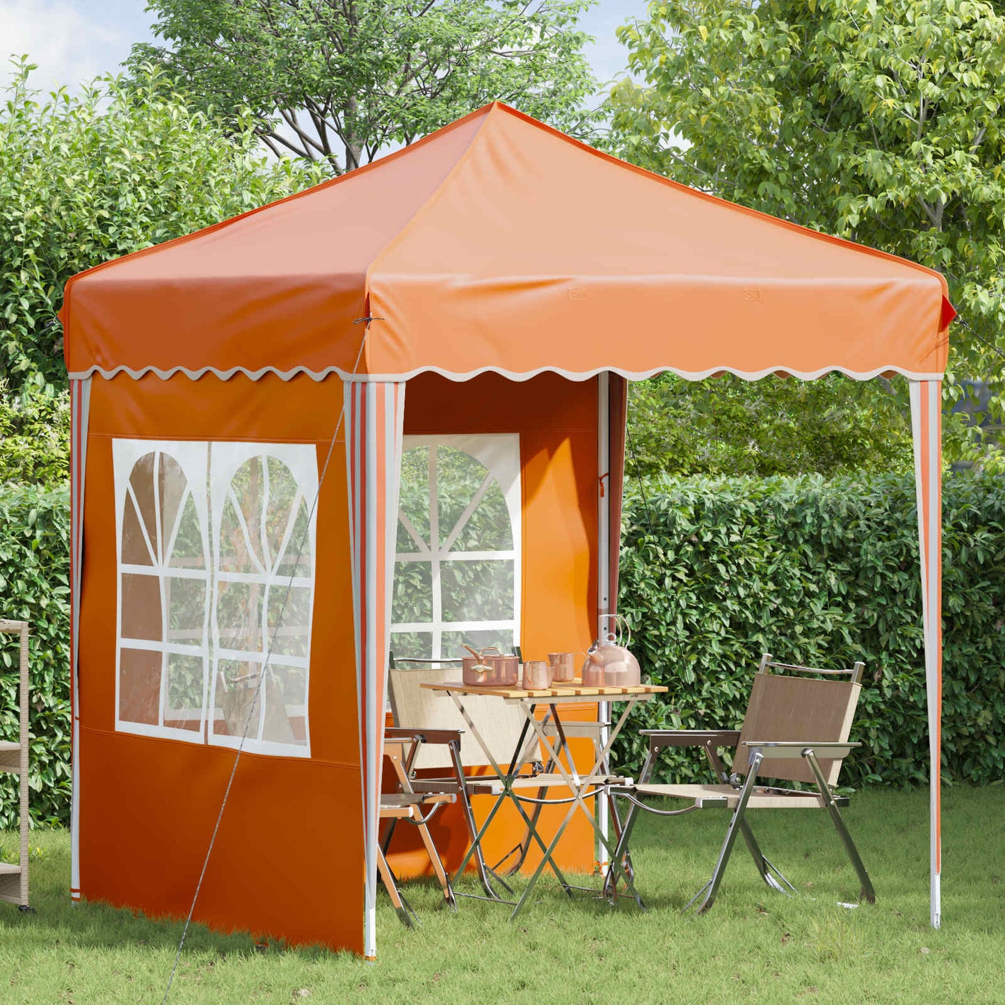 Tenda per feste a pop-up 195 x 195 x 245 cm Arancione | homemem39