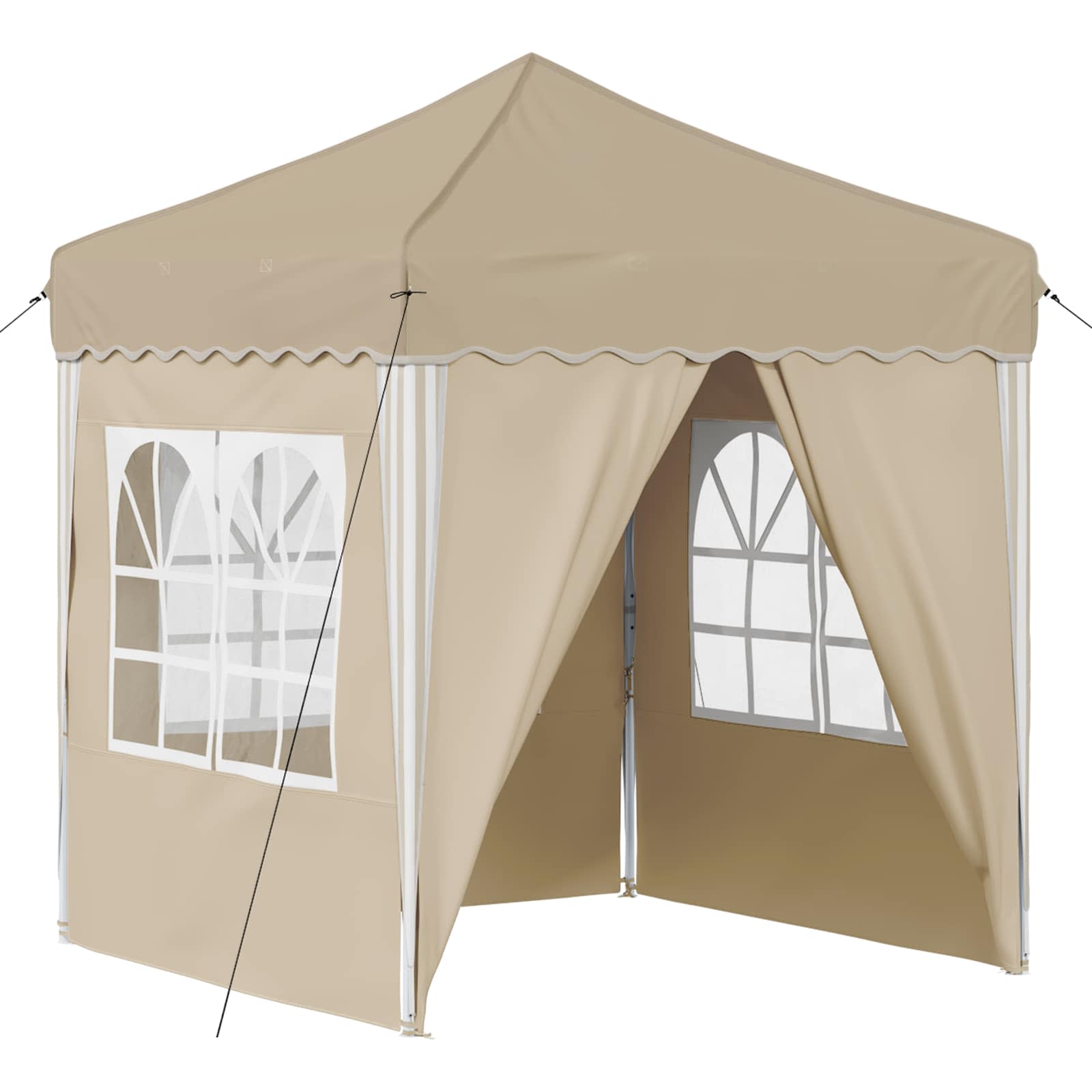 Tenda per feste a pop-up 195 x 195 x 245 cm Crema | homemem39