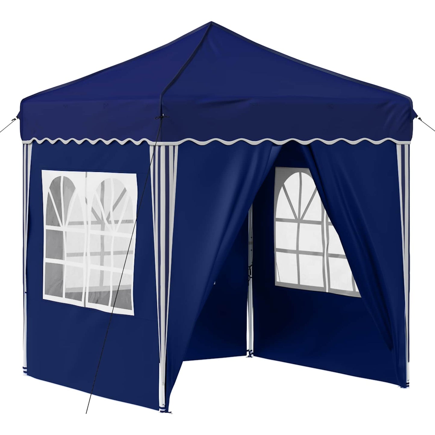 Tenda per feste a pop-up 195 x 195 x 245 cm Blu Tessuto Oxford | homemem39