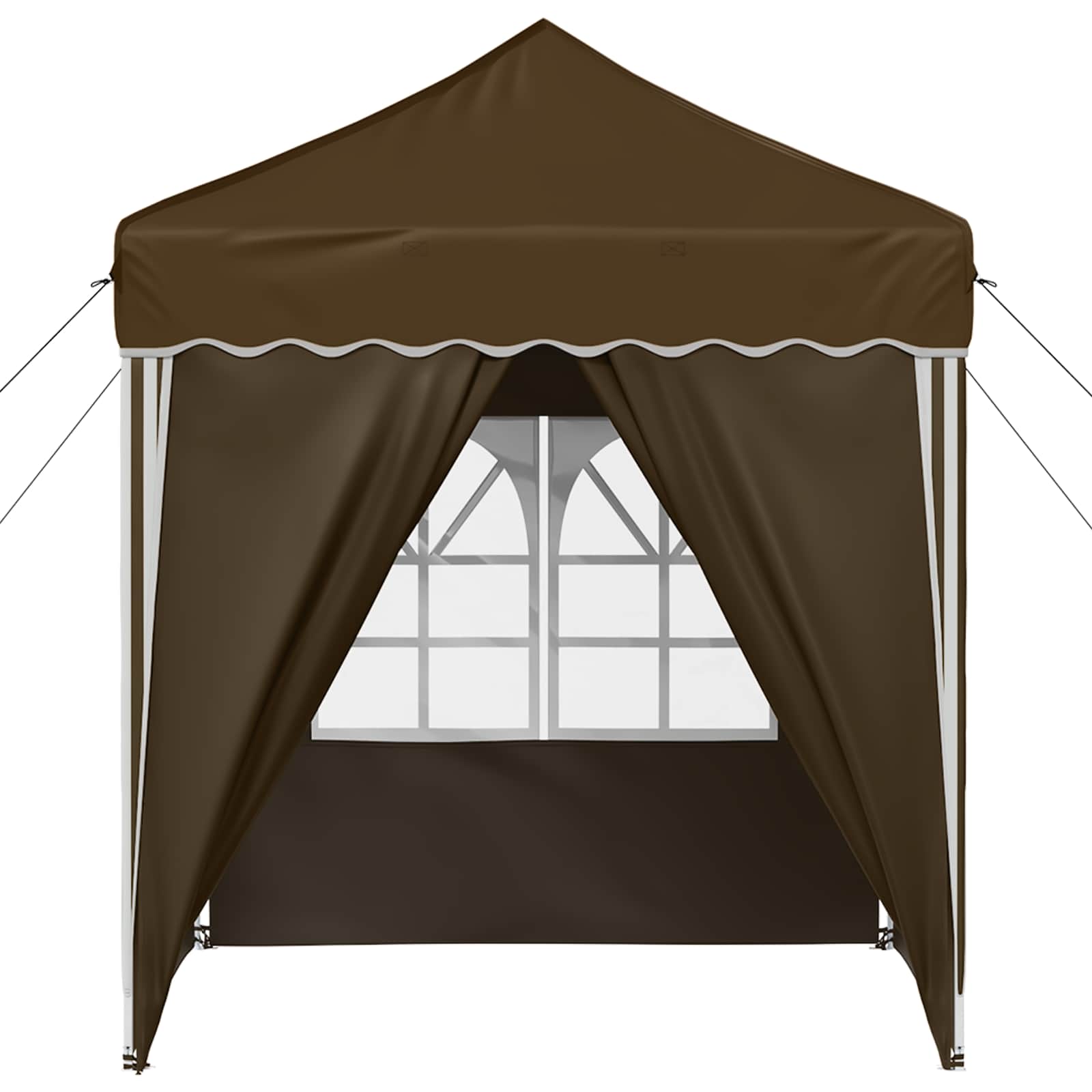 Tenda per feste a pop-up 195 x 195 x 245 cm Tortora | homemem39