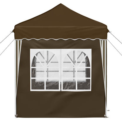Tenda per feste a pop-up 195 x 195 x 245 cm Tortora | homemem39