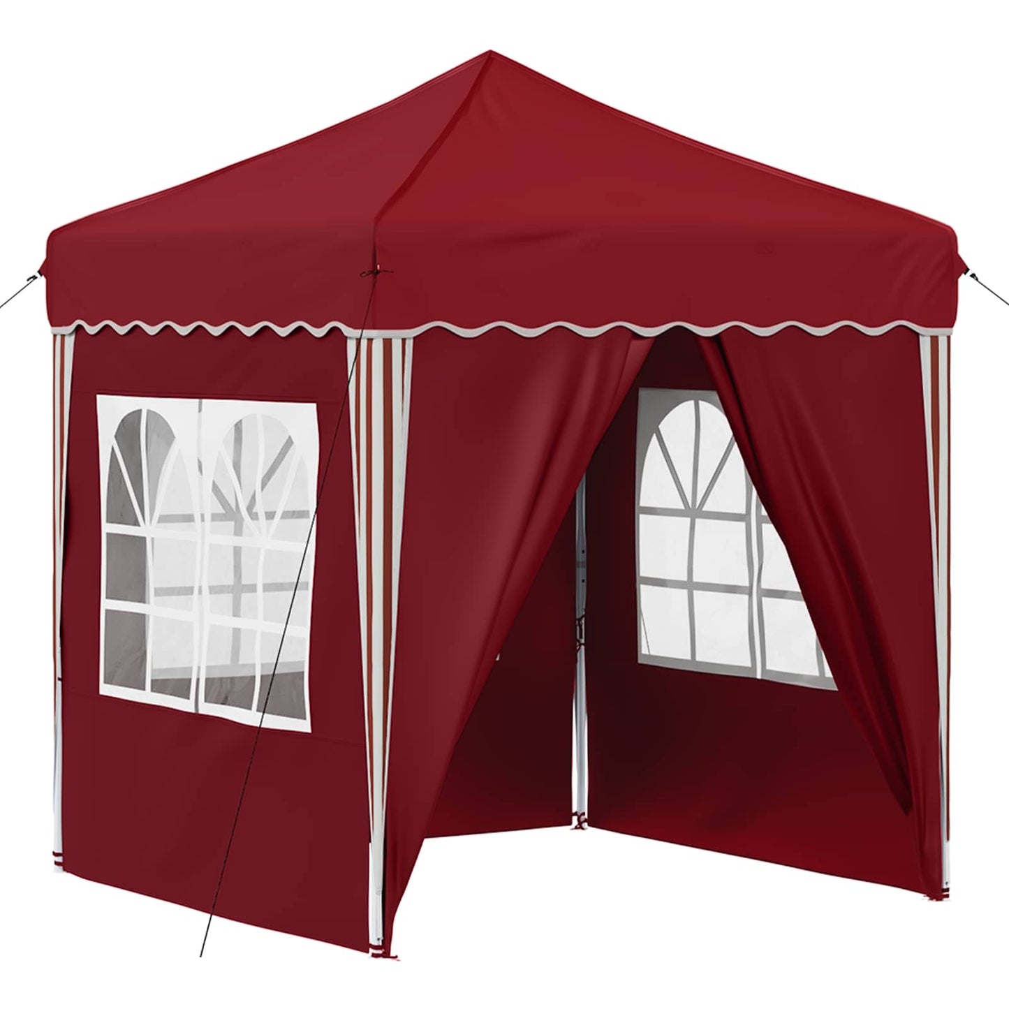 Tenda per feste a pop-up 195 x 195 x 245 cm Borgogna | homemem39