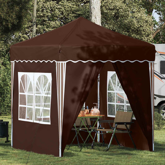 Tenda per feste a pop-up 195 x 195 x 245 cm Marrone | homemem39