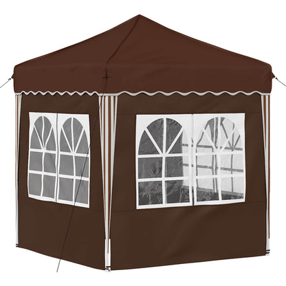 Tenda per feste a pop-up 195 x 195 x 245 cm Marrone | homemem39