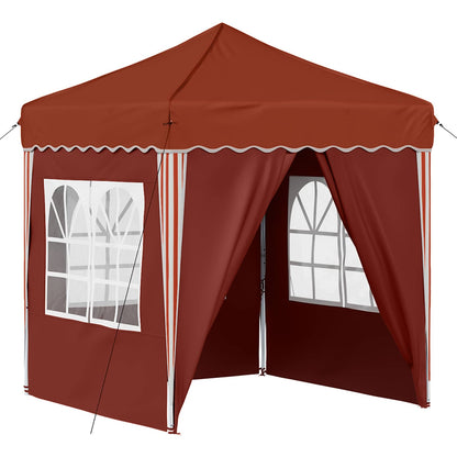 Tenda per feste a pop-up 195 x 195 x 245 cm Terracotta | homemem39