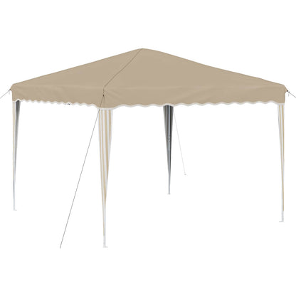 Tenda per feste a pop-up 288 x 288 x 245 cm Crema | homemem39