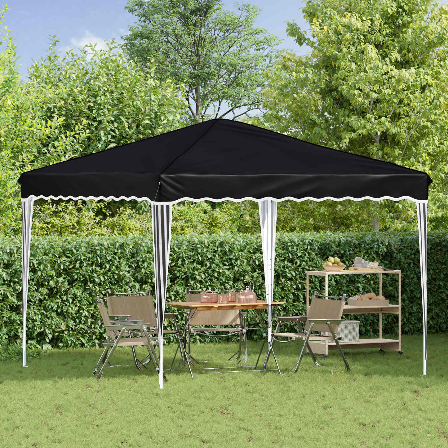 Tenda per feste a pop-up 288 x 288 x 245 cm Antracite | homemem39