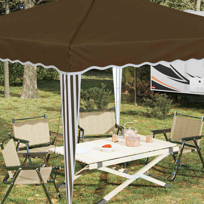 Tenda per feste a pop-up 288 x 288 x 245 cm Tortora | homemem39