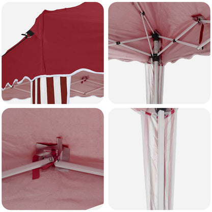 Tenda per feste a pop-up 288 x 288 x 245 cm Borgogna | homemem39