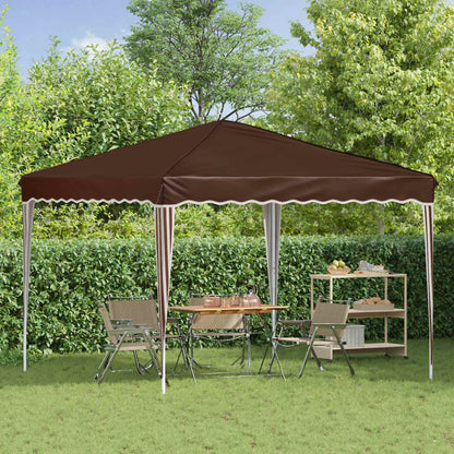 Tenda per feste a pop-up 288 x 288 x 245 cm Marrone | homemem39