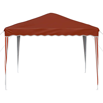 Tenda per feste a pop-up 288 x 288 x 245 cm Terracotta | homemem39