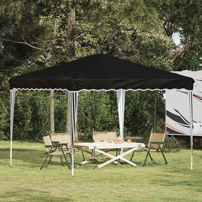 Tenda per feste a pop-up 288 x 288 x 245 cm Nero Tessuto Oxford | homemem39