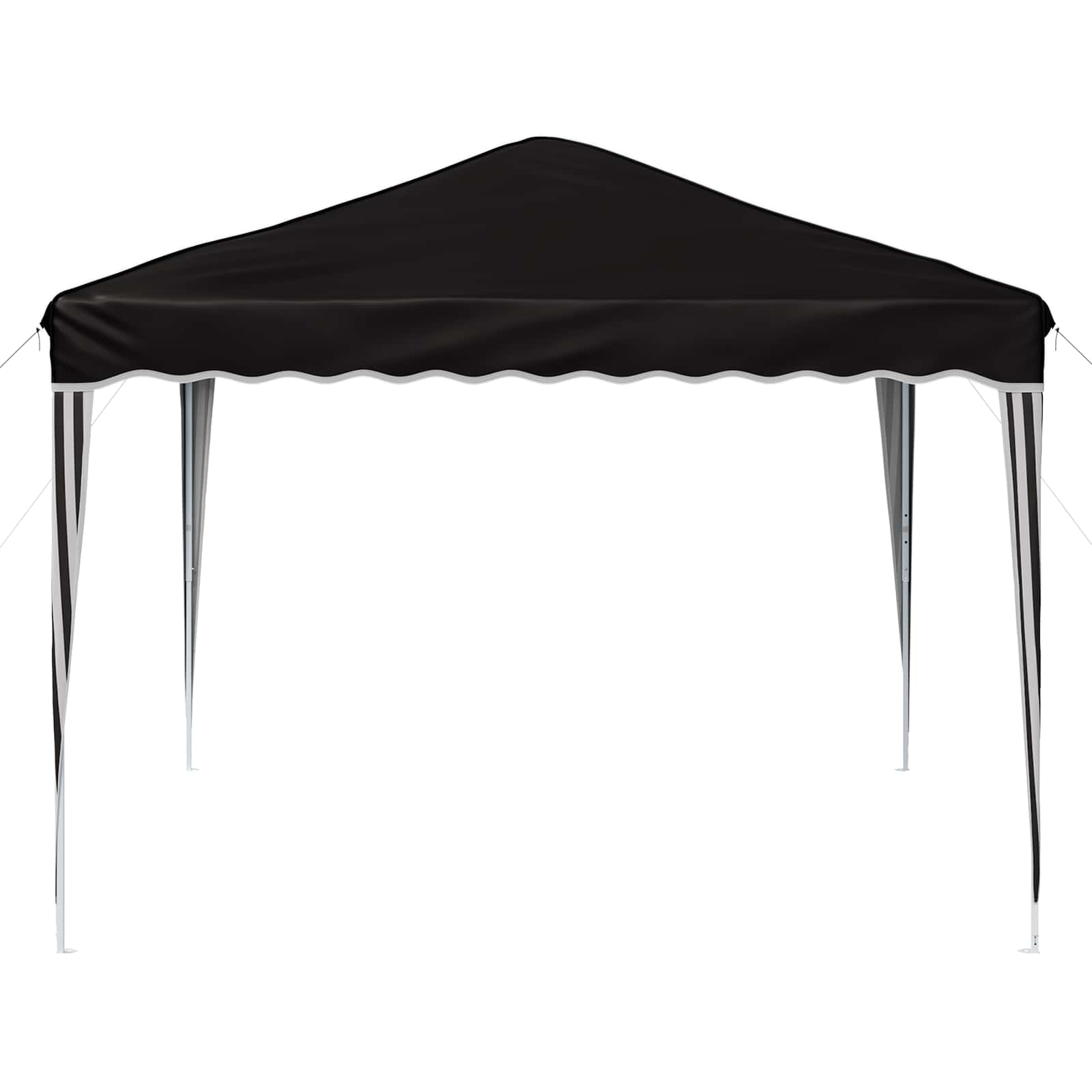 Tenda per feste a pop-up 288 x 288 x 245 cm Nero Tessuto Oxford | homemem39
