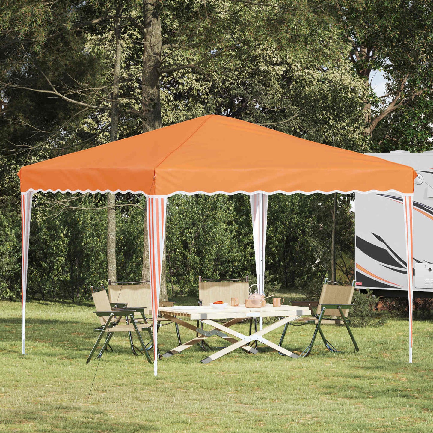 Tenda per feste a pop-up 288 x 288 x 245 cm Arancione | homemem39