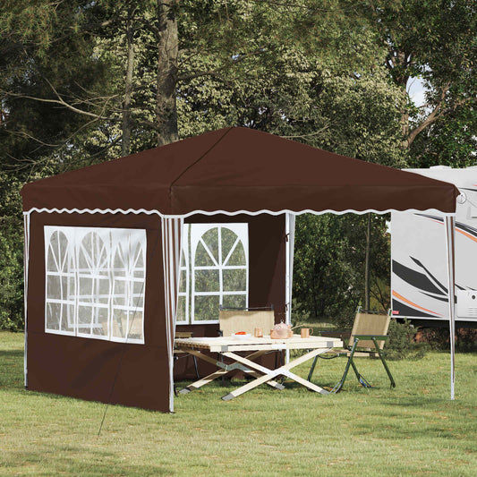 Tenda per feste a pop-up 288 x 288 x 245 cm Marrone | homemem39